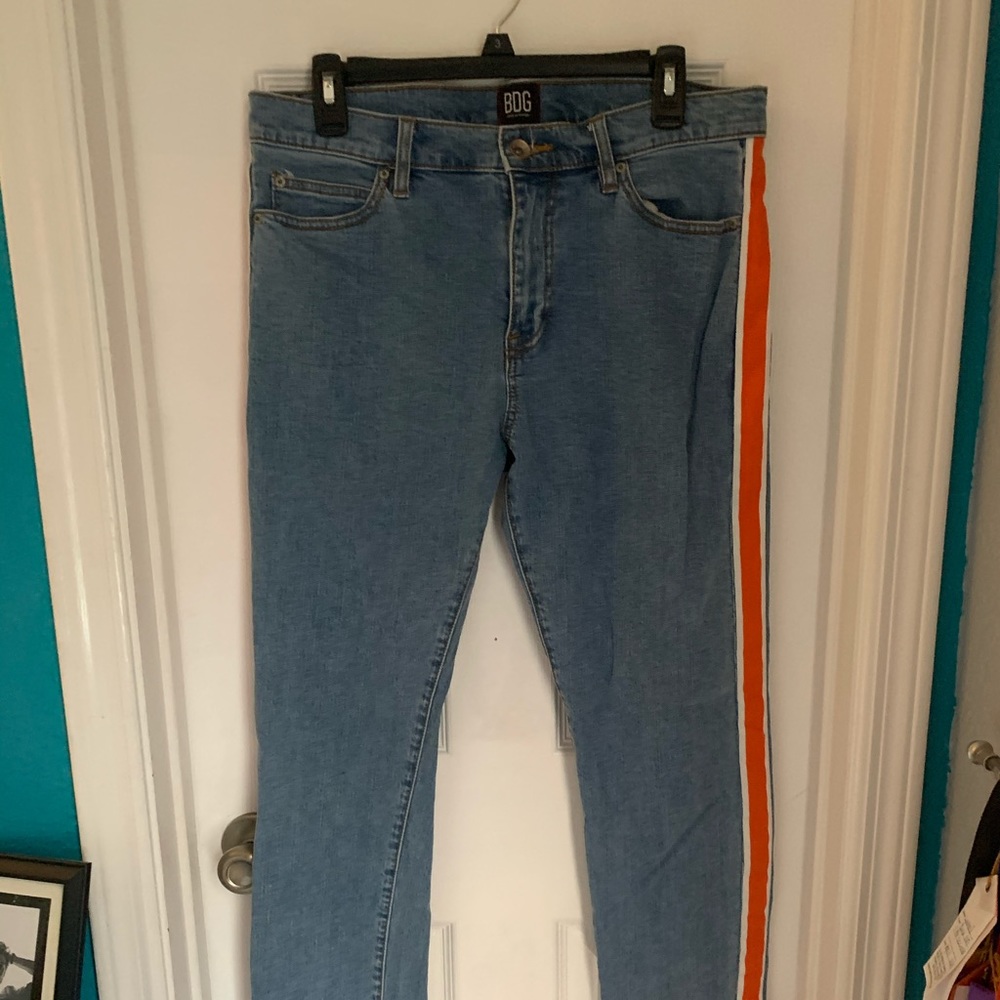 Urban Outfitters Orange Jeans